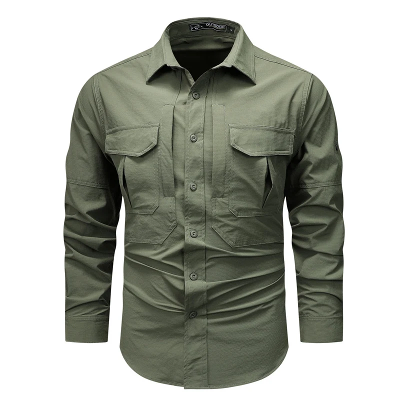 Herren Outdoor-Funktionshemd mit praktischen Taschen