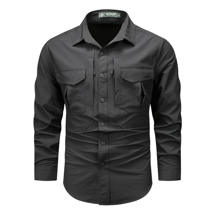 Herren Outdoor-Funktionshemd mit praktischen Taschen