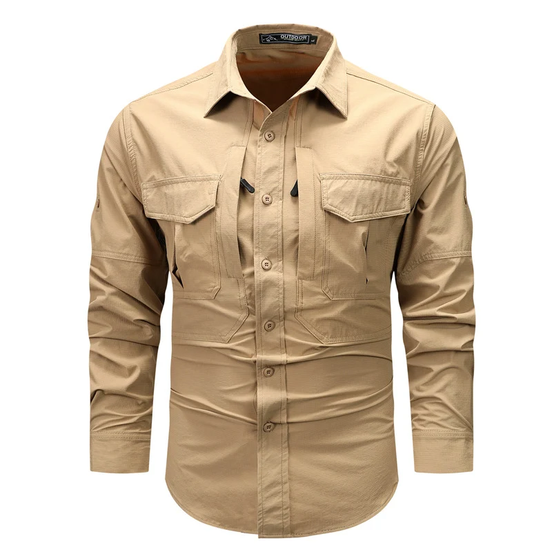 Herren Outdoor-Funktionshemd mit praktischen Taschen