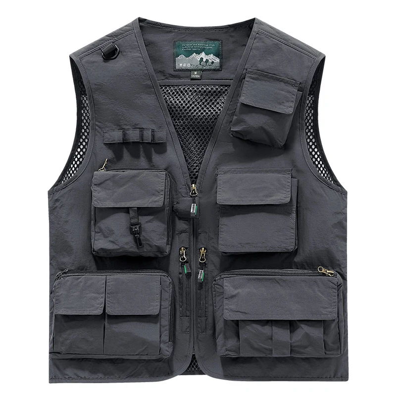 Herren Multifunktionale Outdoor-Weste mit zahlreichen Taschen