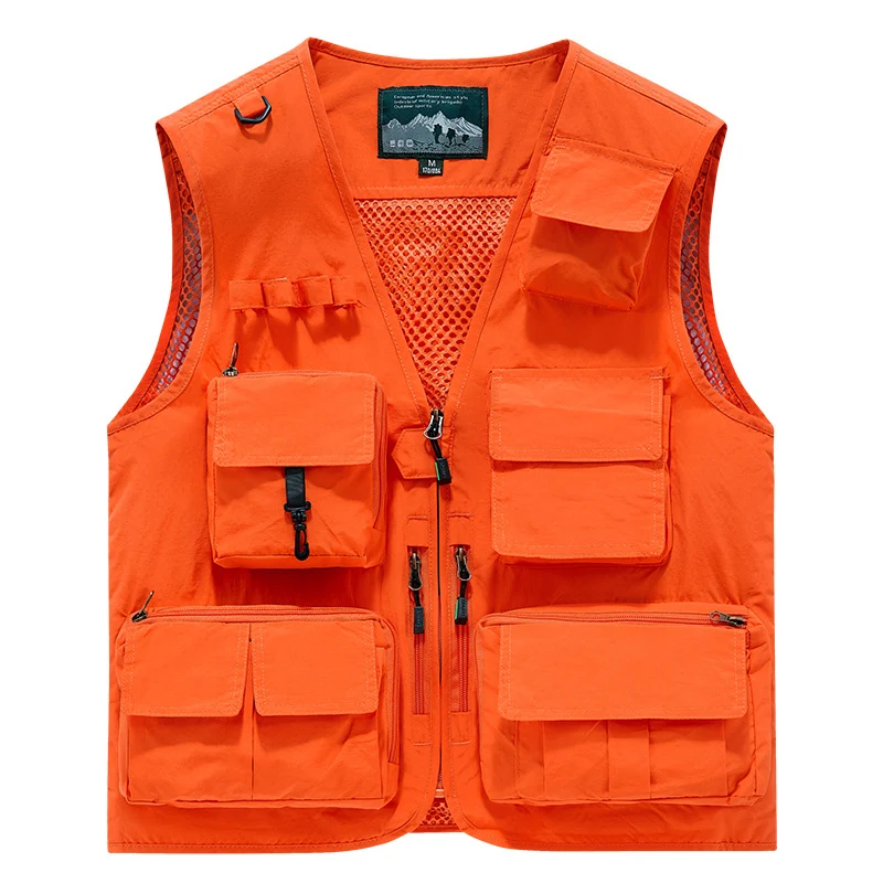 Herren Multifunktionale Outdoor-Weste mit zahlreichen Taschen