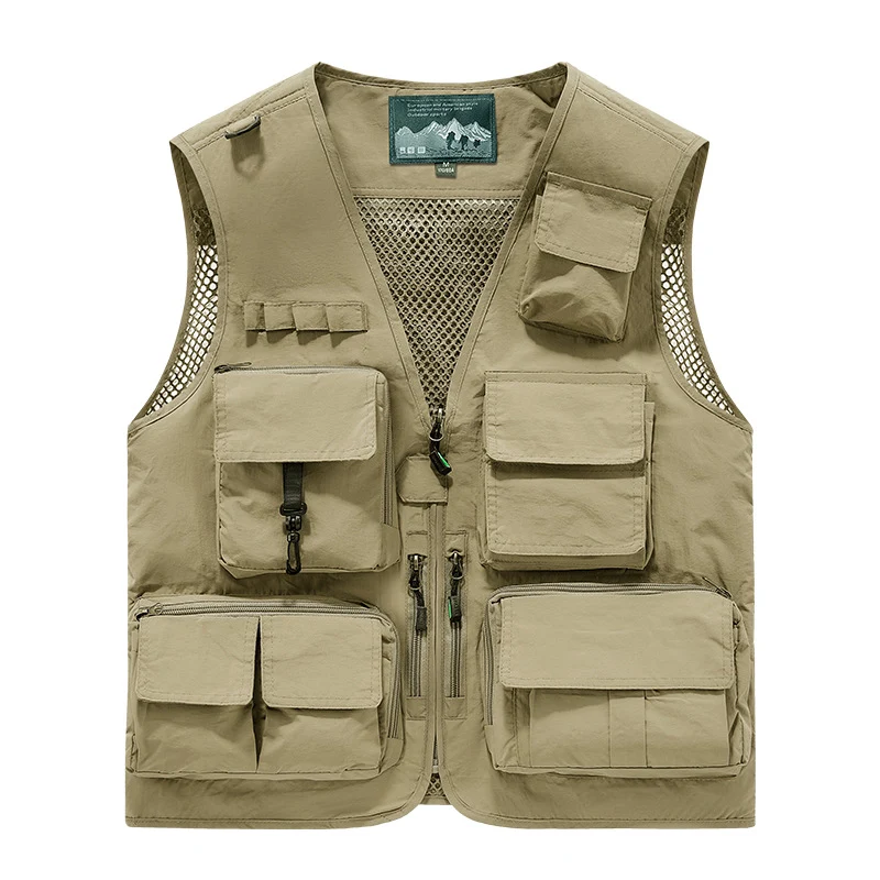 Herren Multifunktionale Outdoor-Weste mit zahlreichen Taschen