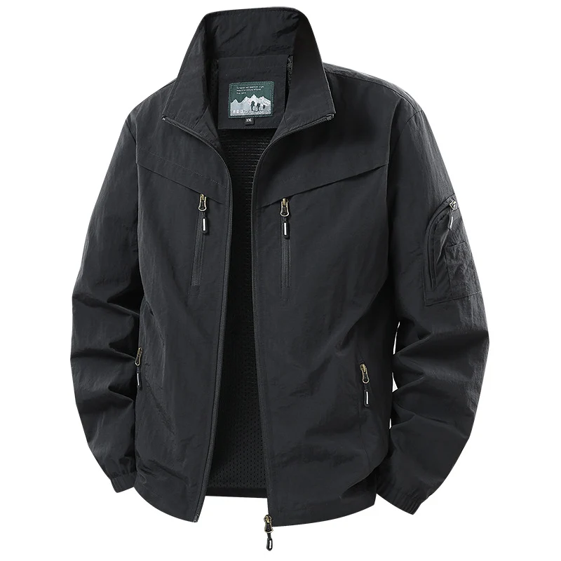 Herren Leichte strategische Outdoor-Jacke