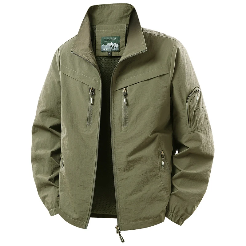 Herren Leichte strategische Outdoor-Jacke
