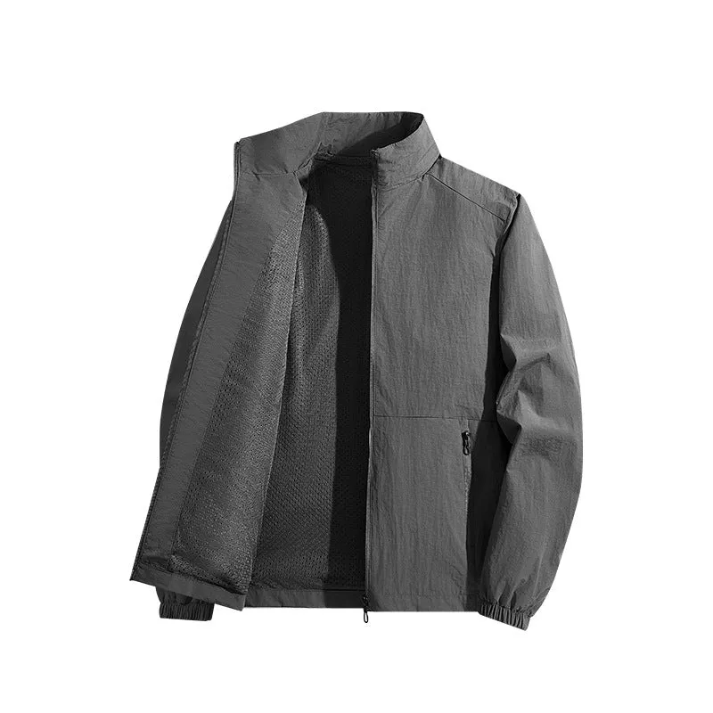 Herren Leichte Outdoor-Jacke mit atmungsaktivem Material