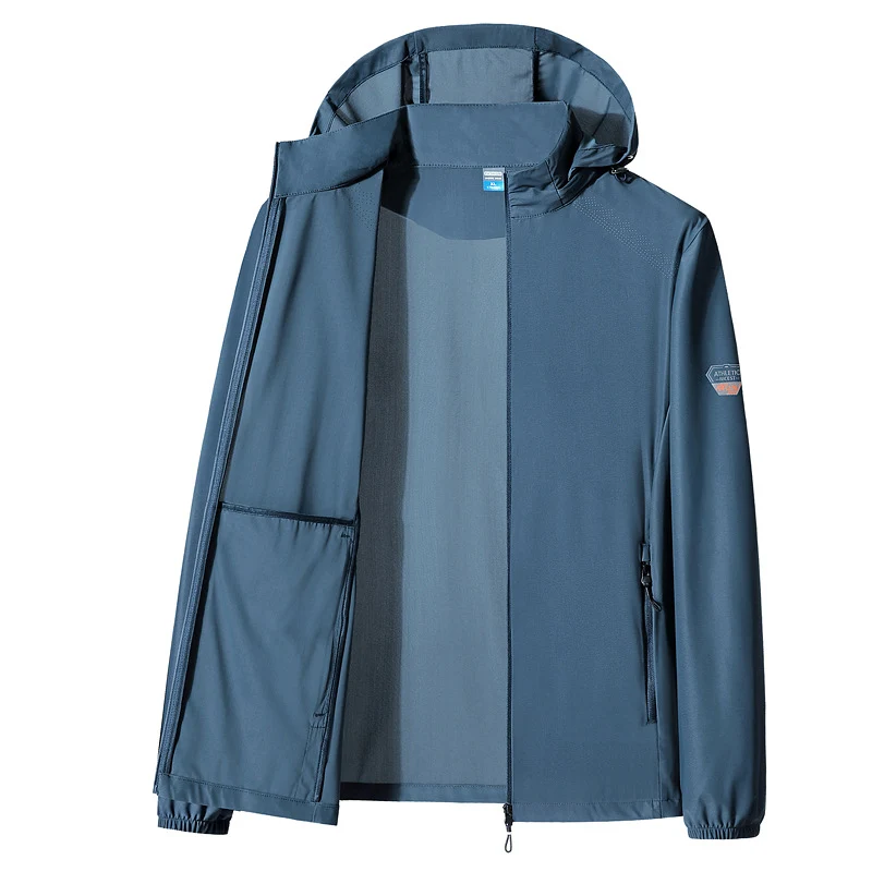 Herren Leichte Funktionsjacke mit Kapuze