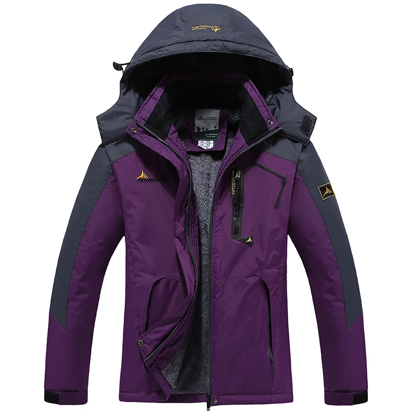 Herren Modulare Thermo-Outdoorjacke mit Teddyfleece und abnehmbarer Kapuze Drune