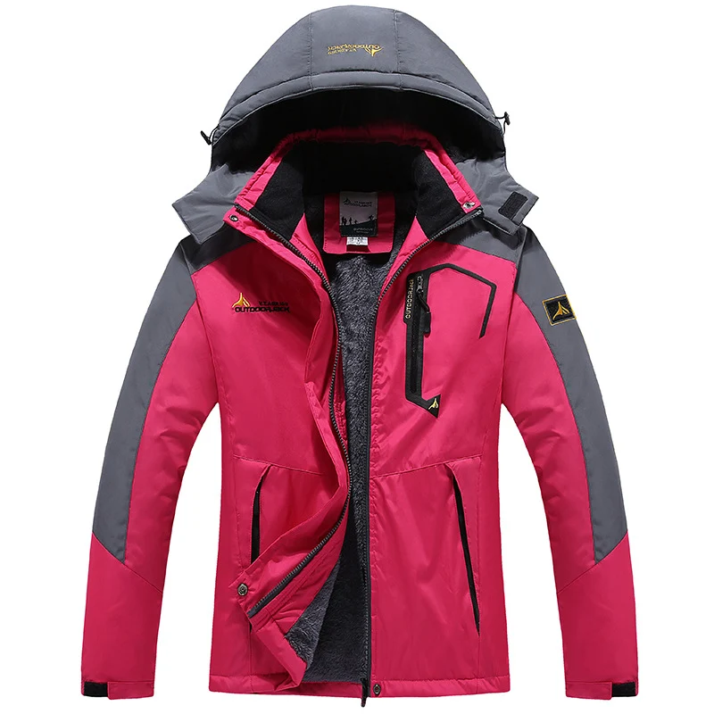 Herren Modulare Thermo-Outdoorjacke mit Teddyfleece und abnehmbarer Kapuze Drune