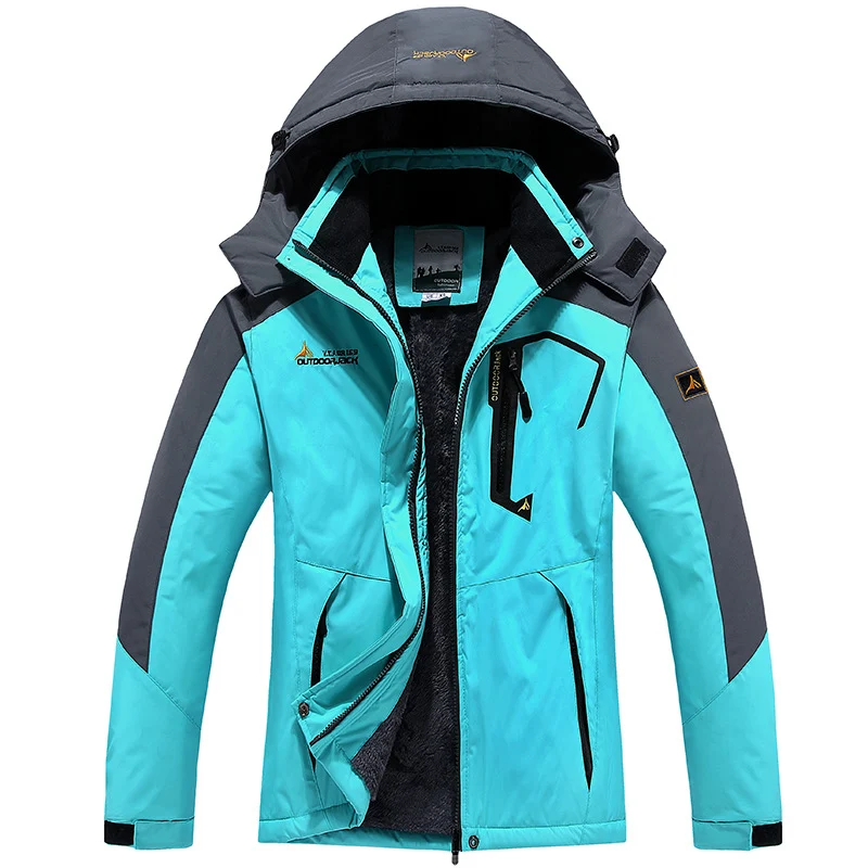 Herren Modulare Thermo-Outdoorjacke mit Teddyfleece und abnehmbarer Kapuze Drune