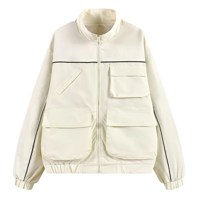 Herren Utility‑Fieldjacke mit Mehrfach‑Taschen und Stehkragen Drune