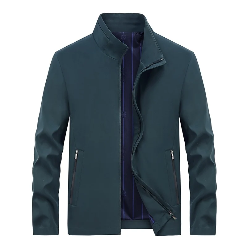 Herren Urbaner Softshell-Übergangsblouson mit Stehkragen, verdecktem Reißverschluss & feinem Innenfutter Drune