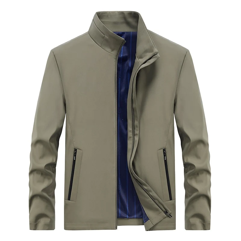 Herren Urbaner Softshell-Übergangsblouson mit Stehkragen, verdecktem Reißverschluss & feinem Innenfutter Drune