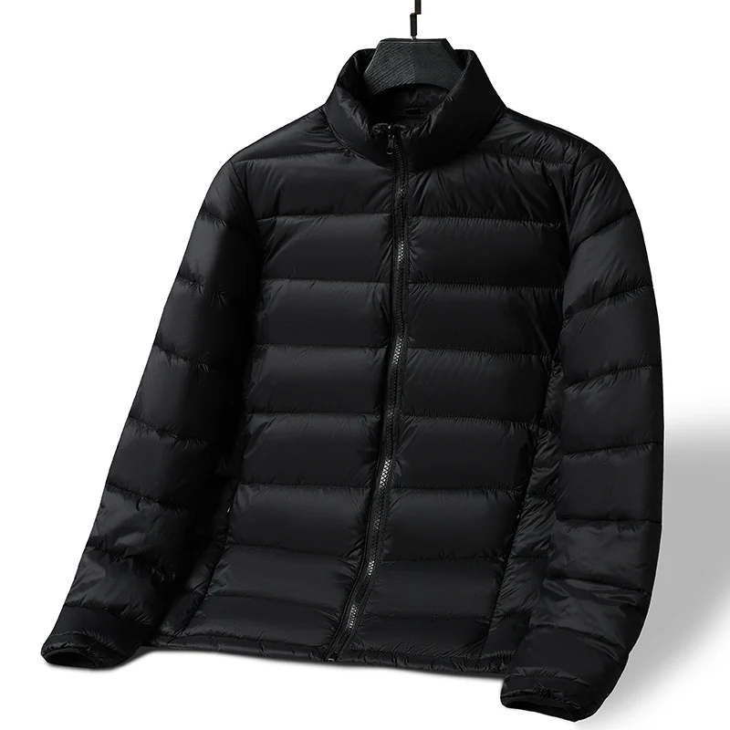 Herren Ultraleichte packbare Steppjacke mit Thermowatte & Stehkragen Drune