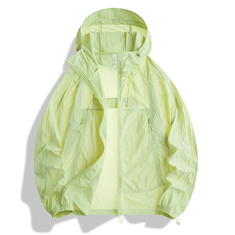 Herren Ultraleichte Kapuzen‑Windjacke mit Packfunktion, Meshfutter & Reißverschlusstaschen Drune