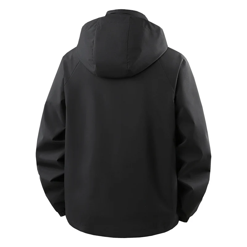 Herren Ultraleichte atmungsaktive Kapuzen‑Übergangsjacke mit Meshfutter und wasserabweisender Microripstop‑Hülle Drune