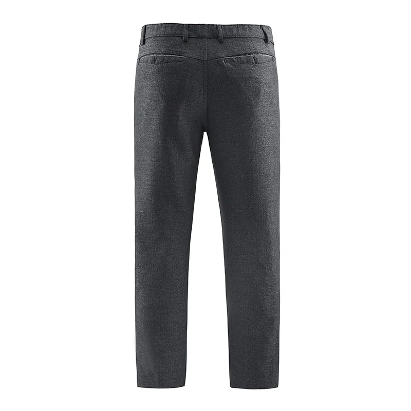 Herren Tailored-Chinohose mit geradem Bein, Gürtelschlaufen & Wiener Naht Drune