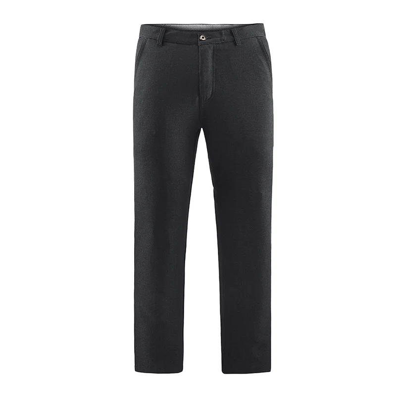 Herren Tailored-Chinohose mit geradem Bein, Gürtelschlaufen & Wiener Naht Drune