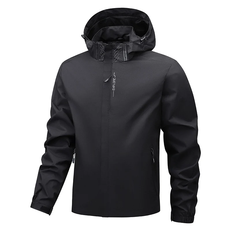 Herren Softshell-Übergangsjacke mit Kapuze, wasserabweisender Membran & verschweißten Nähten Drune