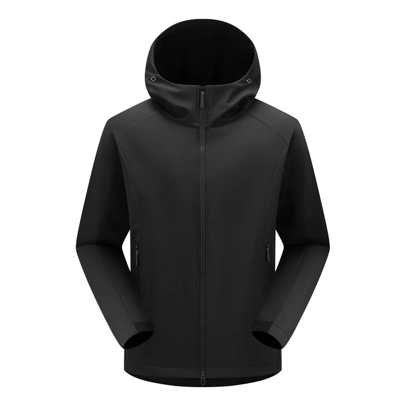 Herren Softshell-Outdoorjacke mit Kapuze, winddichter Membran und ergonomischem Schnitt Drune