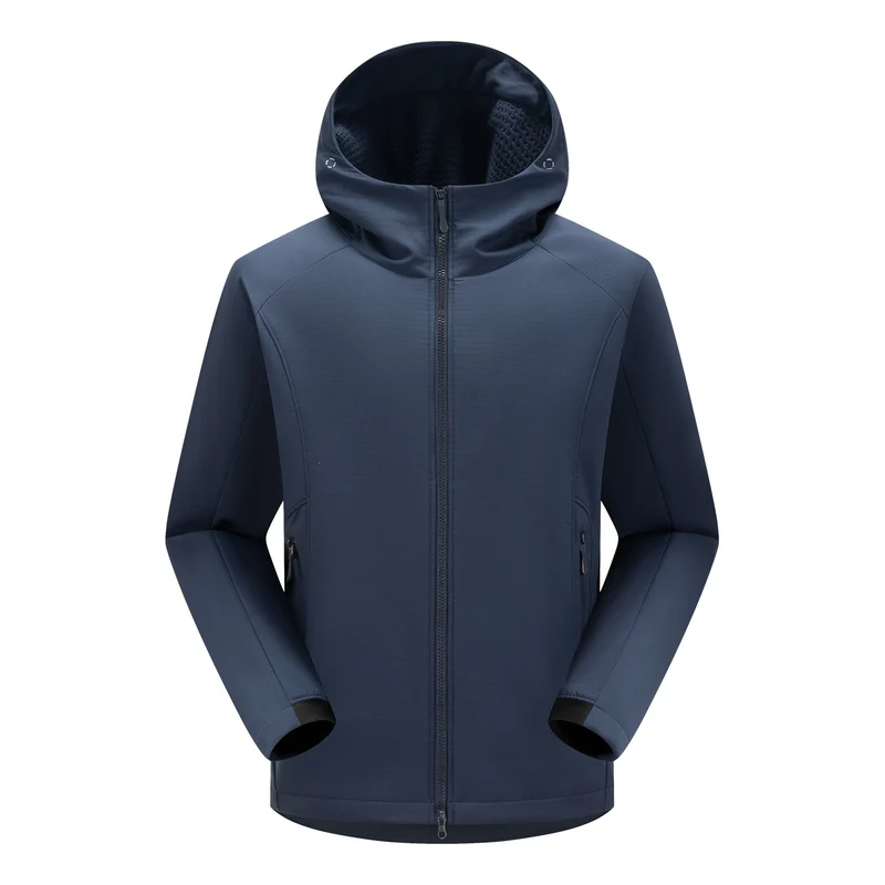 Herren Softshell-Outdoorjacke mit Kapuze, winddichter Membran und ergonomischem Schnitt Drune