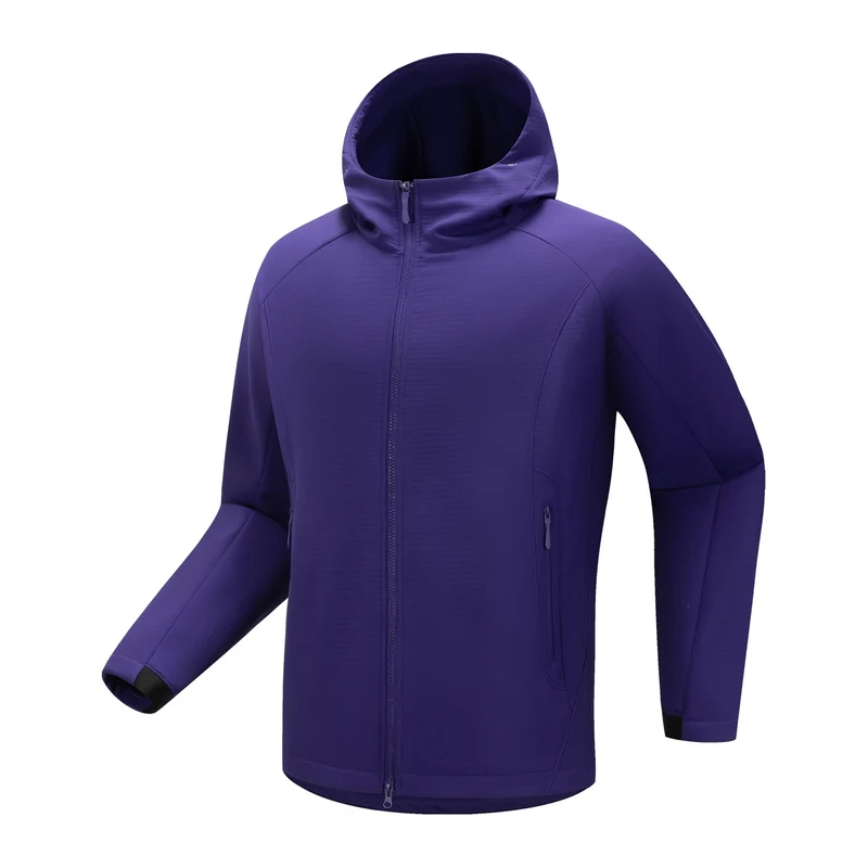 Herren Softshell-Funktionsjacke mit Wattierung, Kapuze & Zwei-Wege-Reißverschluss Drune