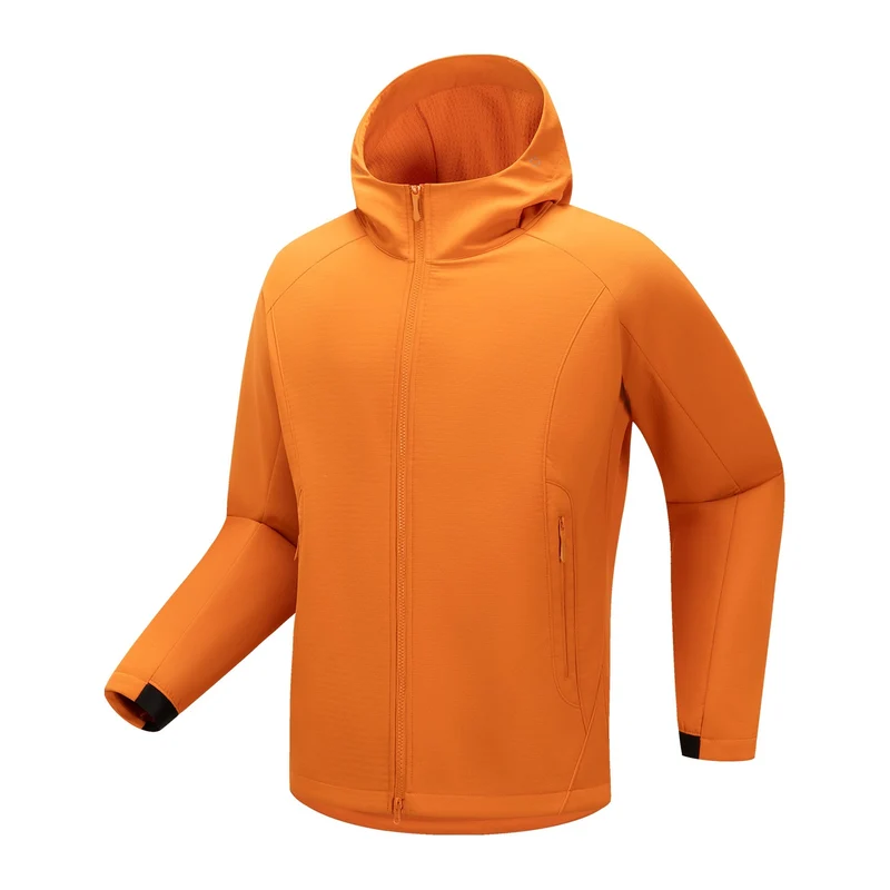 Herren Softshell-Funktionsjacke mit Wattierung, Kapuze & Zwei-Wege-Reißverschluss Drune