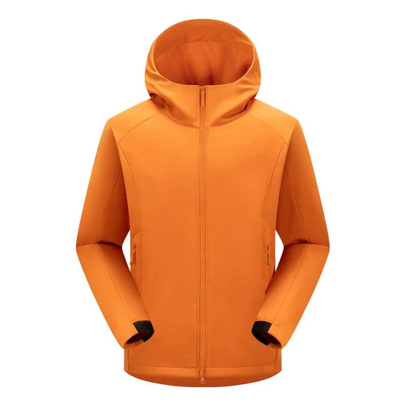 Herren Softshell-Funktionsjacke mit Wattierung, Kapuze & Zwei-Wege-Reißverschluss Drune