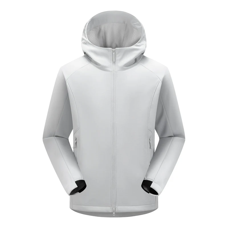 Herren Softshell-Funktionsjacke mit Wattierung, Kapuze & Zwei-Wege-Reißverschluss Drune