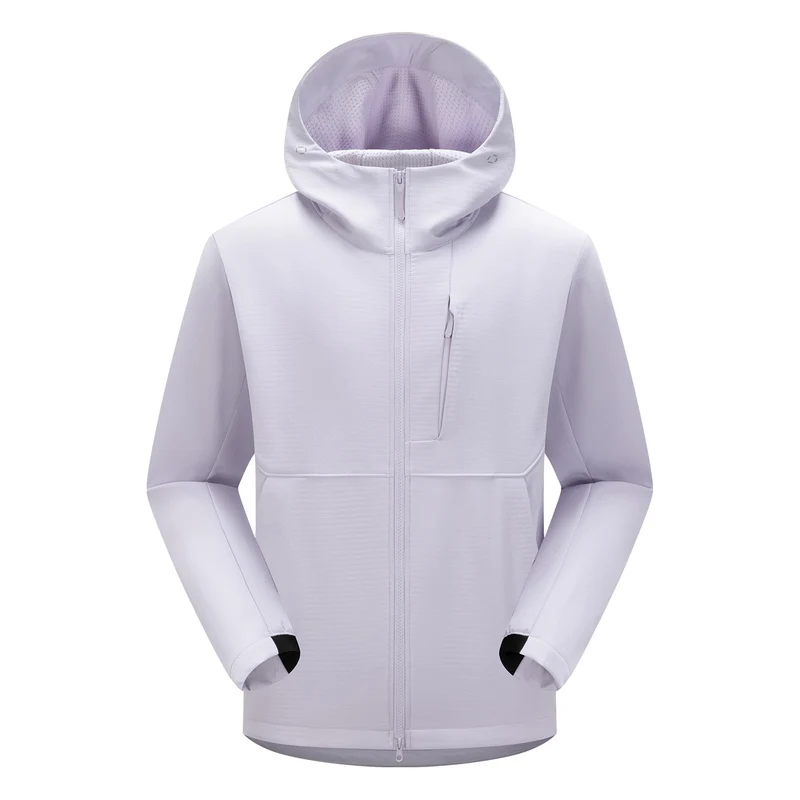 Herren Softshell-Funktionsjacke mit Wattierung, Kapuze & Zwei-Wege-Reißverschluss Drune