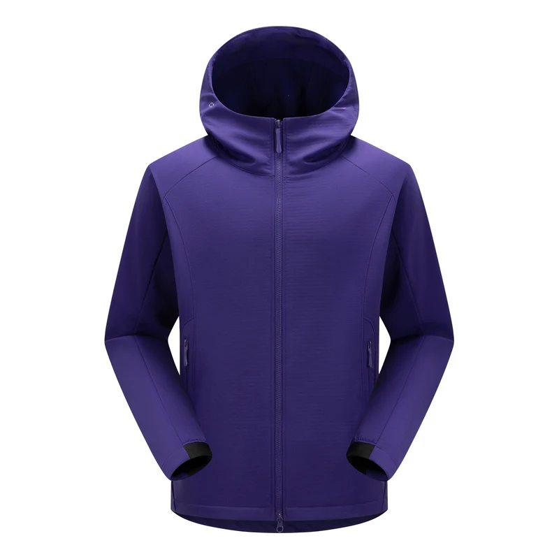 Herren Softshell-Funktionsjacke mit Wattierung, Kapuze & Zwei-Wege-Reißverschluss Drune