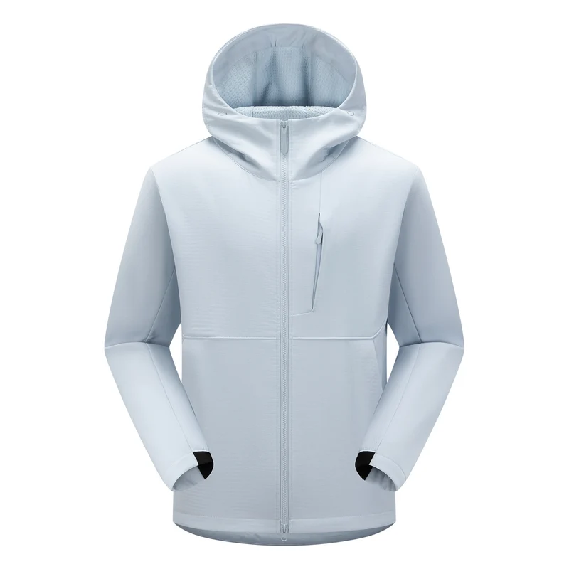 Herren Softshell-Funktionsjacke mit Wattierung, Kapuze & Zwei-Wege-Reißverschluss Drune
