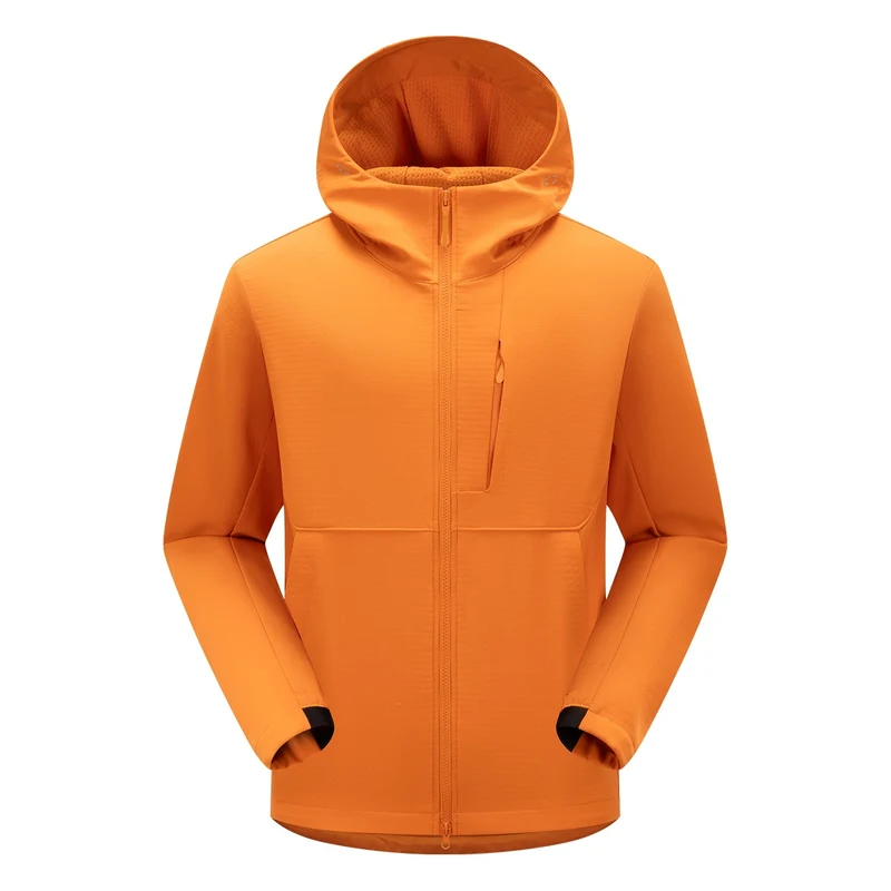 Herren Softshell-Funktionsjacke mit Wattierung, Kapuze & Zwei-Wege-Reißverschluss Drune