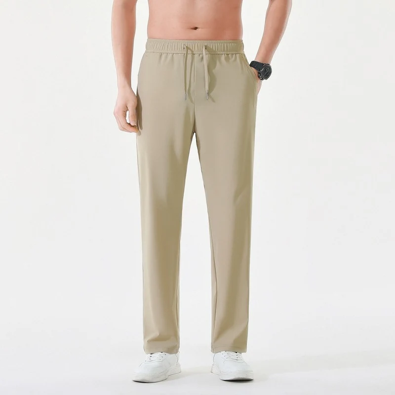 Herren Relaxed-Performance-Freizeithose mit elastischem Tunnelzug, schnell trocknendem Stretch & geradem Bein Drune