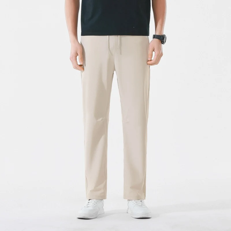 Herren Relaxed-Performance-Freizeithose mit elastischem Tunnelzug, schnell trocknendem Stretch & geradem Bein Drune