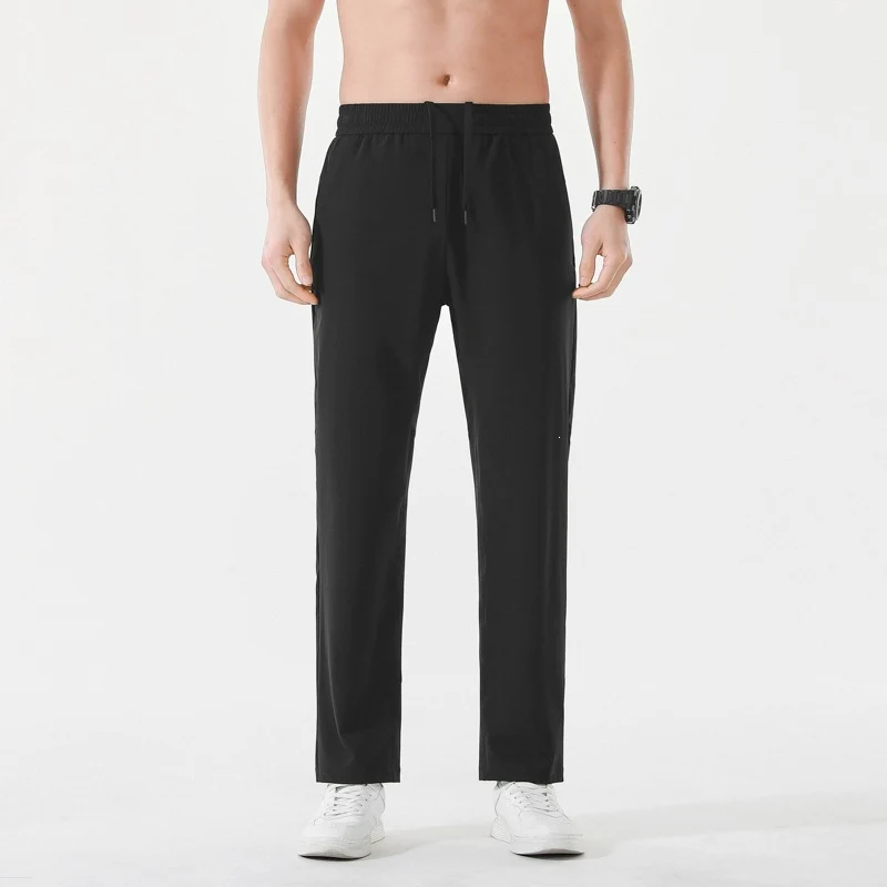 Herren Relaxed-Performance-Freizeithose mit elastischem Tunnelzug, schnell trocknendem Stretch & geradem Bein Drune