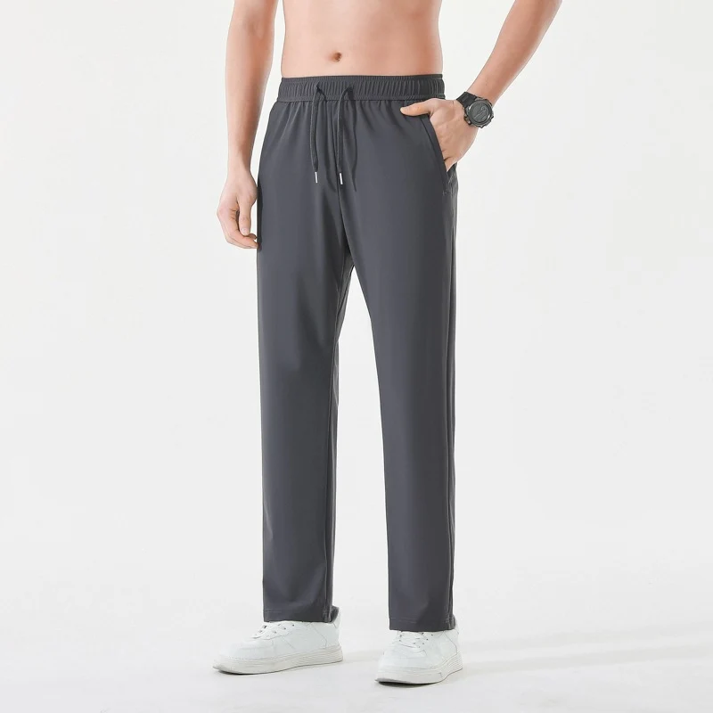 Herren Relaxed-Performance-Freizeithose mit elastischem Tunnelzug, schnell trocknendem Stretch & geradem Bein Drune