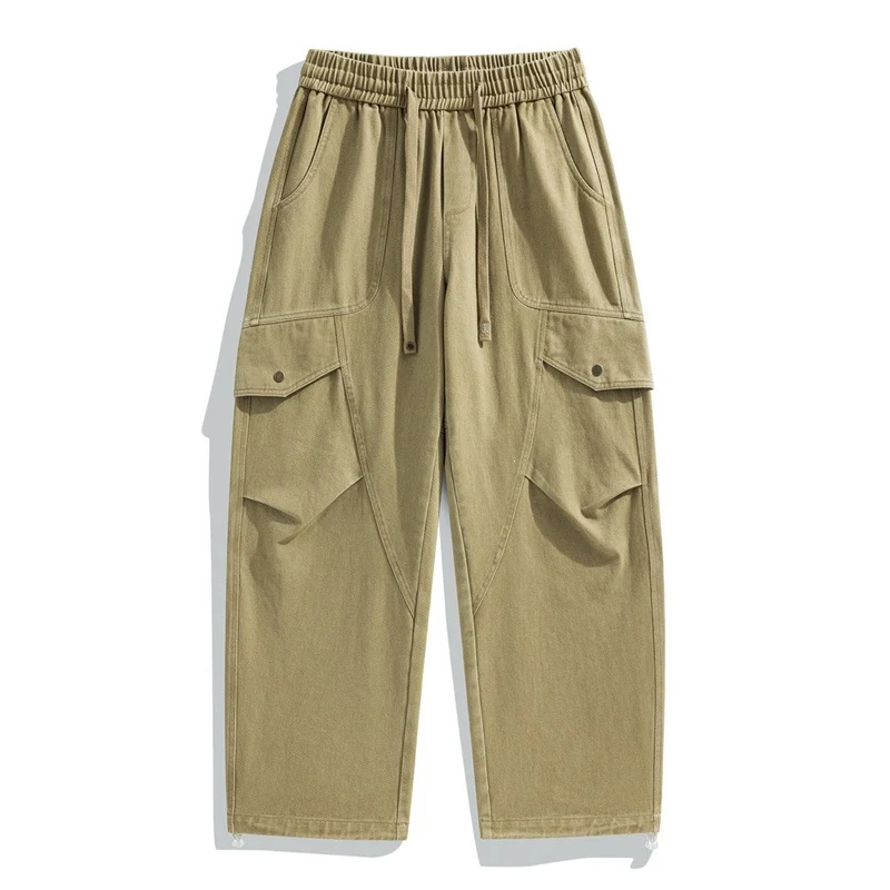 Herren Relaxed-Cargo-Hose aus leichtem Ripstop mit großen Klapp- und Stautaschen Drune