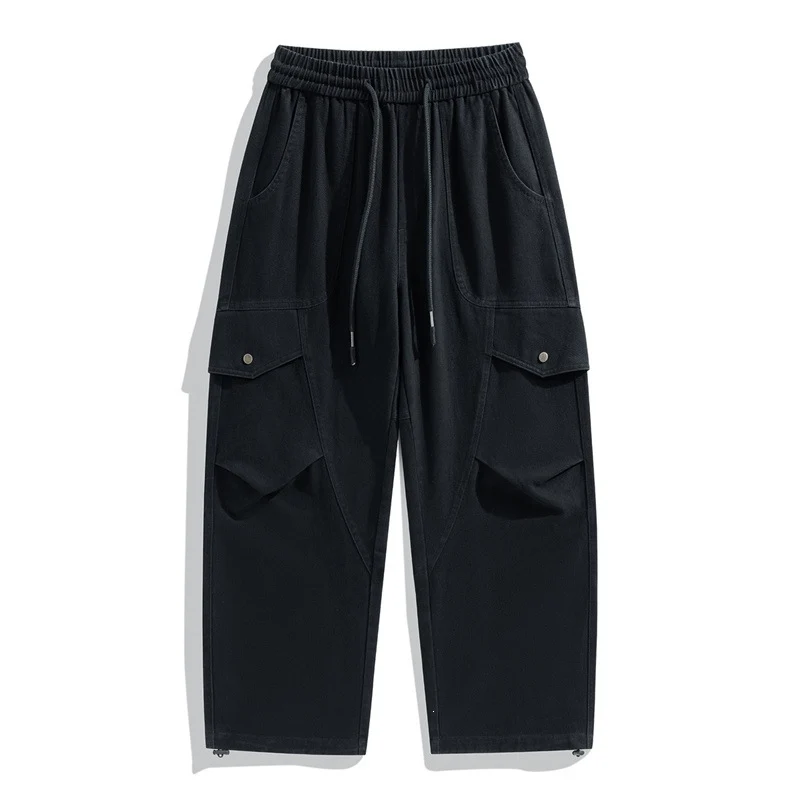 Herren Relaxed-Cargo-Hose aus leichtem Ripstop mit großen Klapp- und Stautaschen Drune