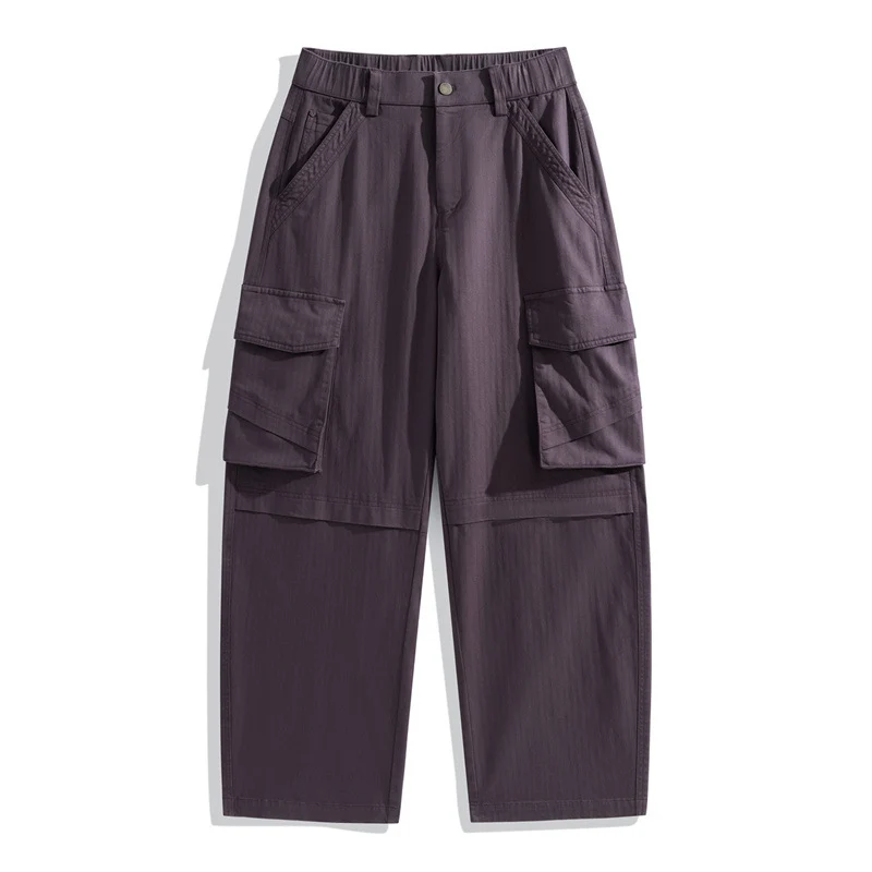 Herren Relaxed-Cargo-Hose aus leichtem Ripstop mit großen Klapp- und Stautaschen Drune