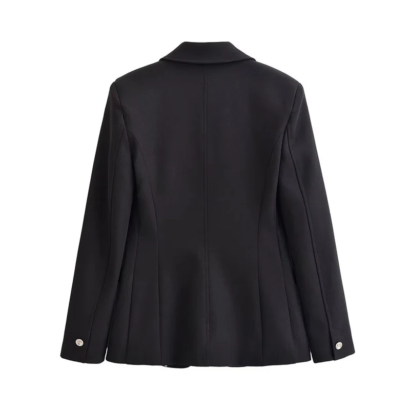 Damen Zeitloser Tailored-Blazer mit Ein-Knopf‑Verschluss, Reverskragen und Pattentaschen Drune