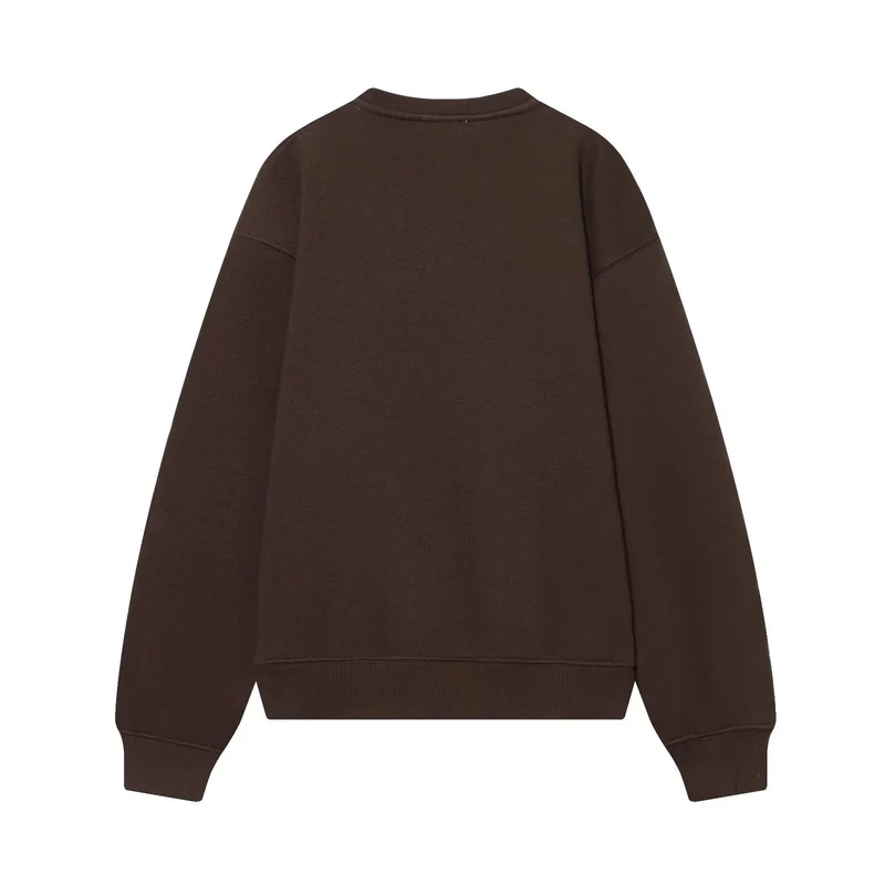 Damen weiter Sweatshirt mit dreidimensionaler Schleifen-Applikation und Rippbündchen Drune