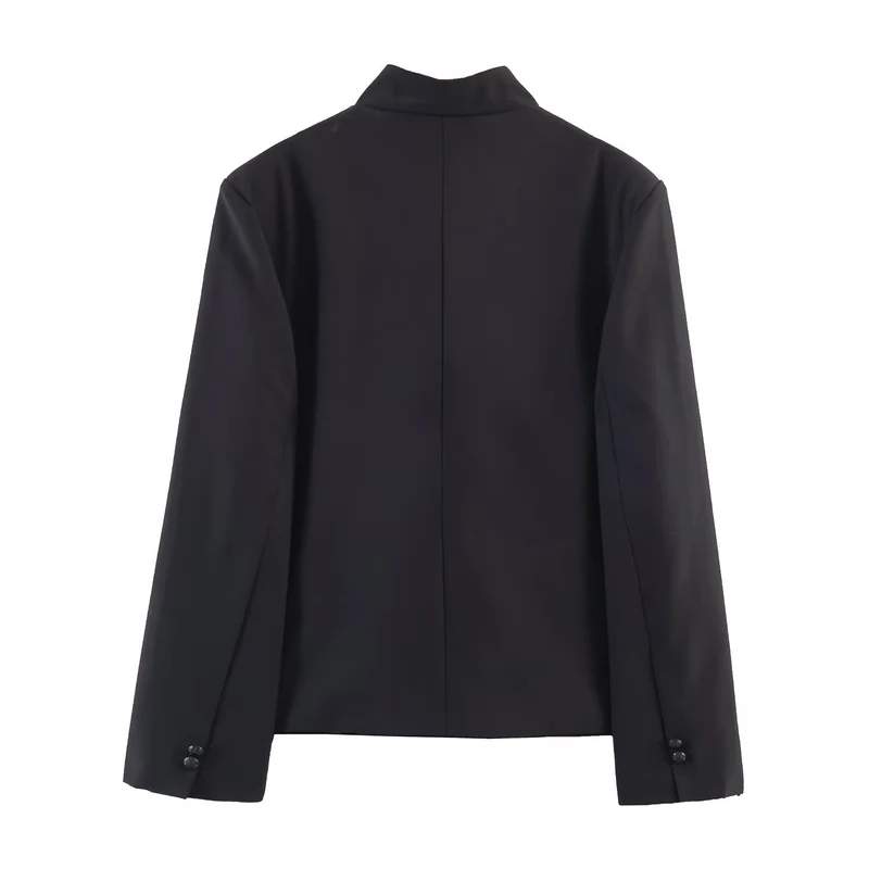Damen Weite Tailored-Hose mit hoher Taille, Bügelfalte und Eingrifftaschen Drune