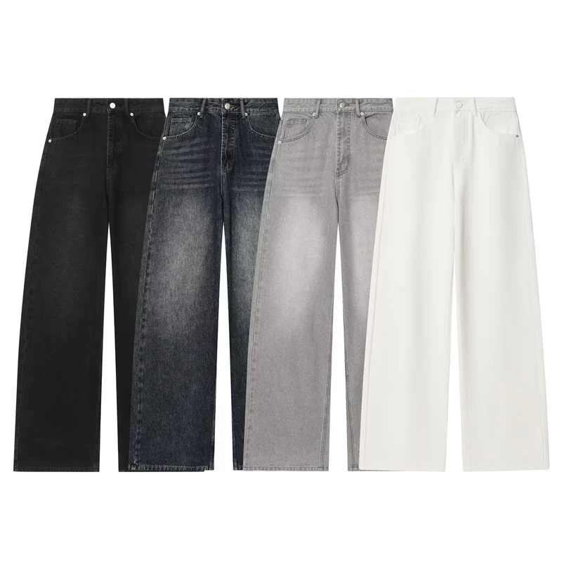 Damen Weite Highwaist-Culottehose mit Five-Pocket-Design und fließender Leinenoptik Drune