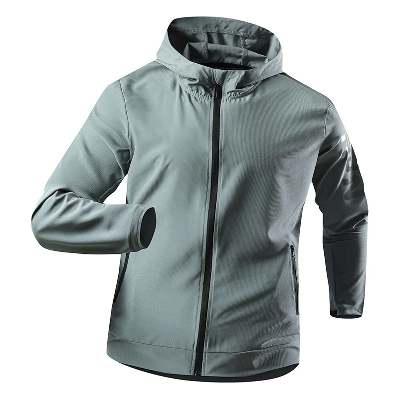 Herren Atemaktive Funktionsjacke mit verstellbarem Kragen