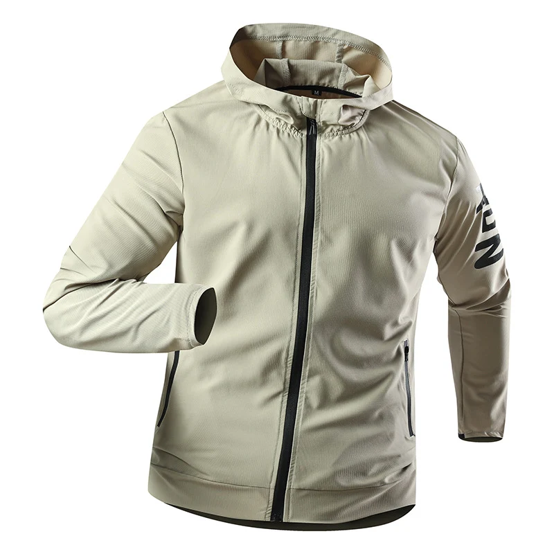 Herren Atemaktive Funktionsjacke mit verstellbarem Kragen
