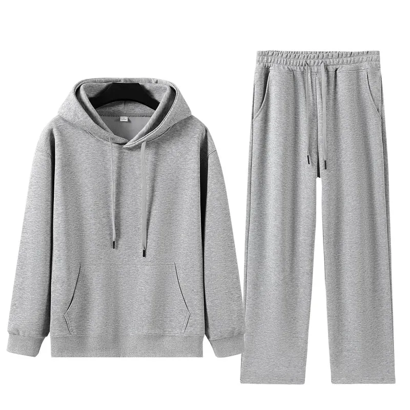 Damen Sportlicher Kapuzenpullover und Jogginghose Set