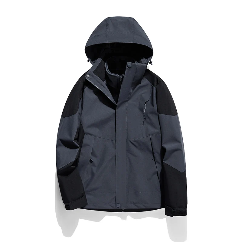 Herren Technische Outdoorjacke mit verstellbarem Kapuzendesign Drune 1787797246