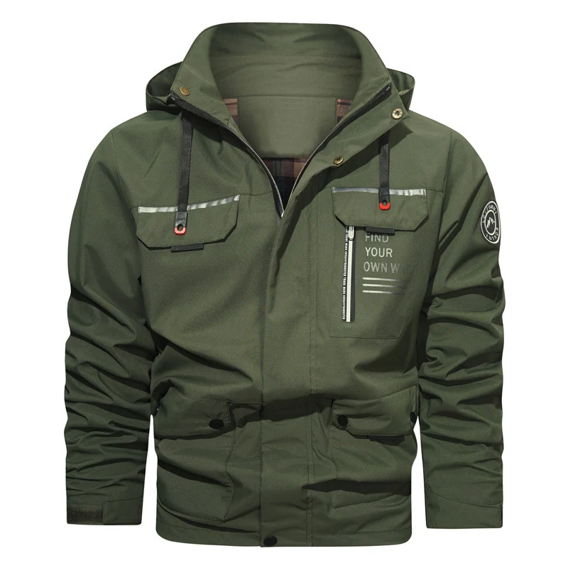 Herren Technische Outdoorjacke mit praktischen Taschen Drune