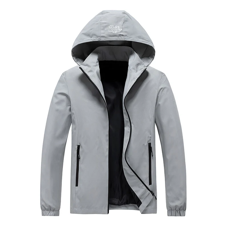 Herren Technische Outdoorjacke mit hohem Kragen Drune