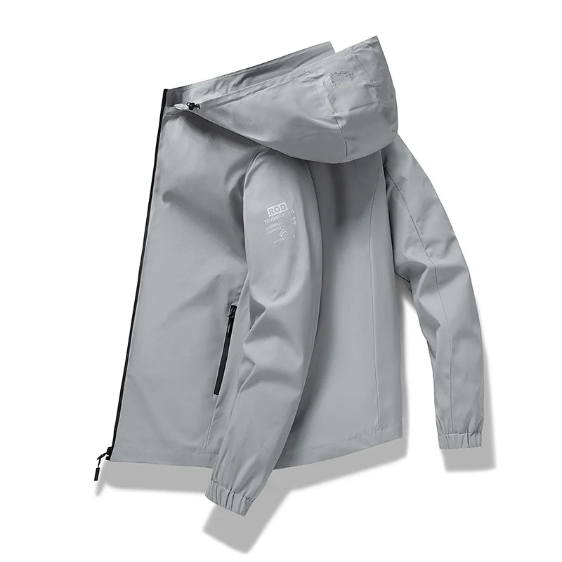 Herren Technische Outdoorjacke mit hohem Kragen Drune